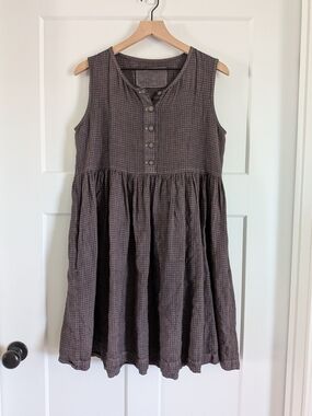 notPERFECTLINEN Dyed Mama midi